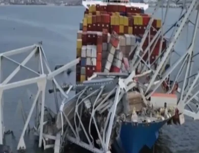Indian Sailors Remain On Ship That Brought Down Baltimore Bridge