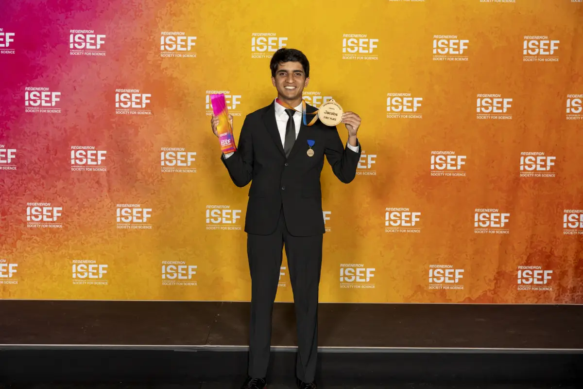 Krish Pai Wins $50,000 Regeneron Young Scientist Award