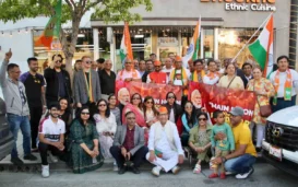 ‘Modi Walkathon’ Held By OFBJP In Artesia's 'Little India'