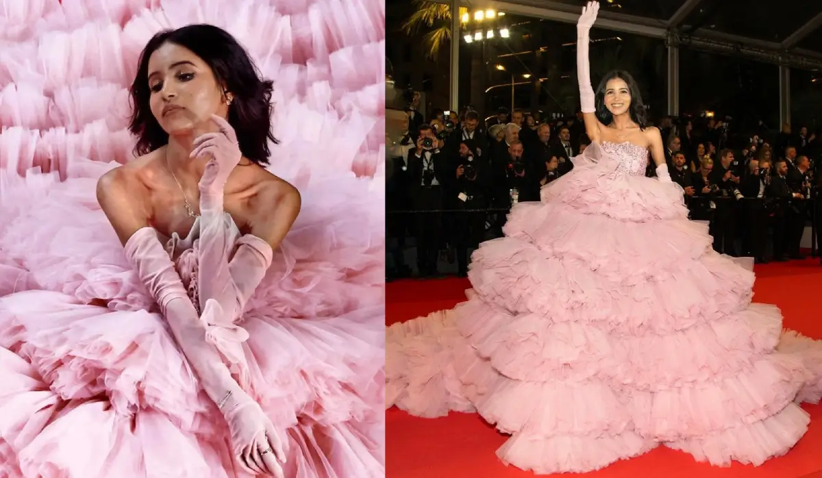 Nancy Tyagi Turns Heads, Sews Own Cannes Red Carpet Gown