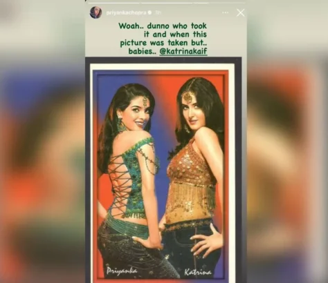Priyanka Shares Throwback Picture With Katrina