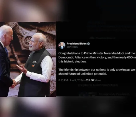 Biden Congratulates Modi After Elections