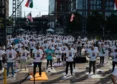 Embassy Holds Yoga Session In Washington DC