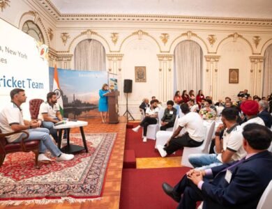 NY Consulate Hosts Event For India Cricket Team
