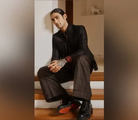 Rahul Vijay Designed Prateik Babbar’s Clothes Using Smita Patil's Kanjeevarams