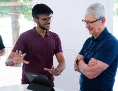 Tim Cook Meets Indian Student Ahead Of Apple Developers Conference