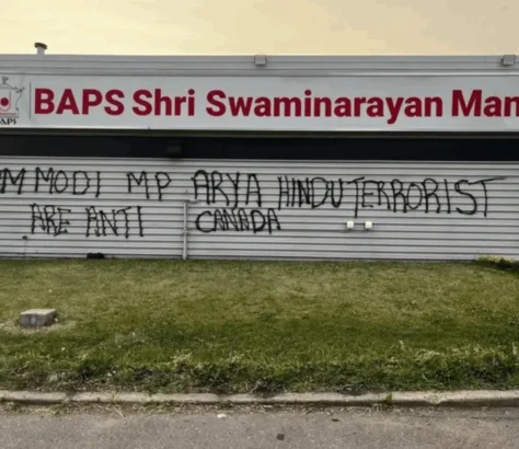 BAPS Temple In Canada Vandalized