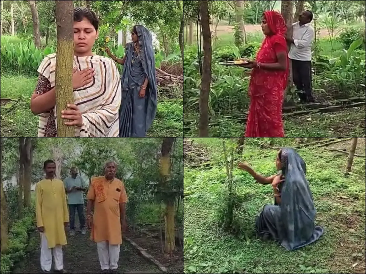 Planting Trees In Memory Of Loved Ones Greens Chhattisgarh Village