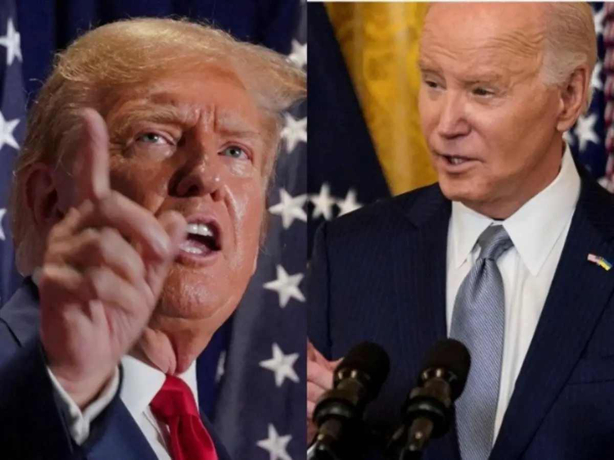 Trump Stands Out In Pivotal Moment - Chooses To Name Call Biden As He Exits Race