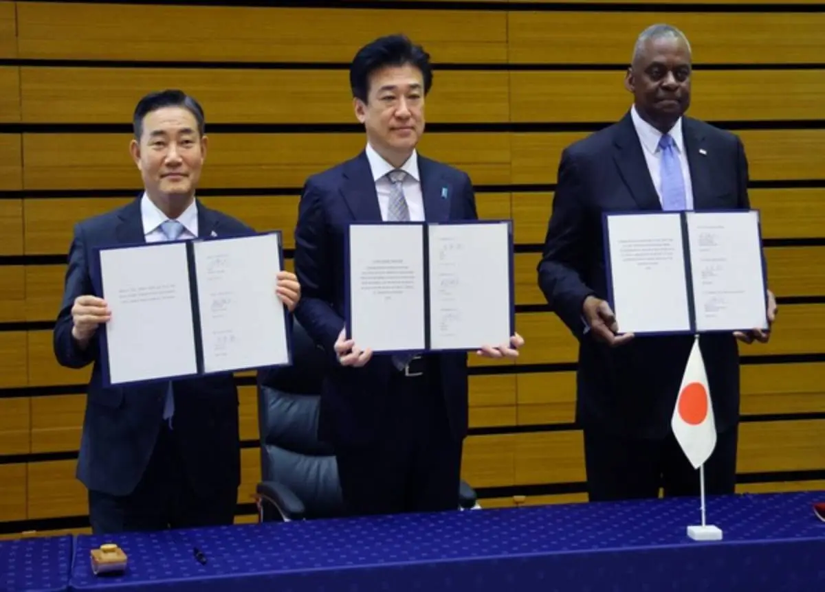 US, Japan, S.Korea, Ink "First of Its Kind” Security Cooperation Treaty