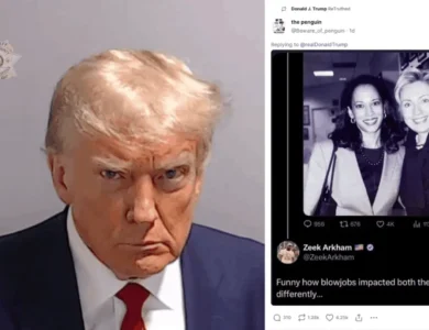 Desperate & Misogynistic, Trump Posts Lewd, Crude Attack On Harris