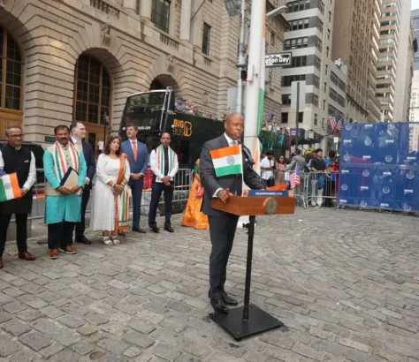 Mayor Adams Joins In I-Day Celebrations In NY