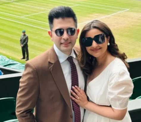 Parineeti Tunes Into Raghav Chadha's Parliament Speech From London
