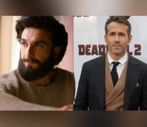 Ryan Reynolds Shares Ranveer Singh's Post