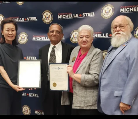 Senior Citizen Jagdish Patel Recognized