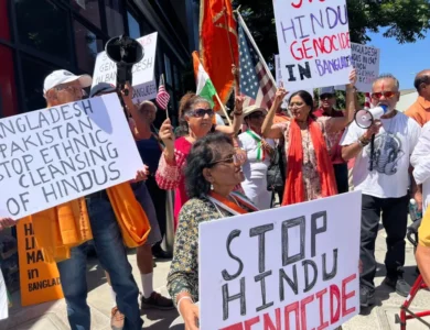 SoCal Hindus Protest Violence In Bangladesh