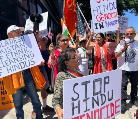 SoCal Hindus Protest Violence In Bangladesh