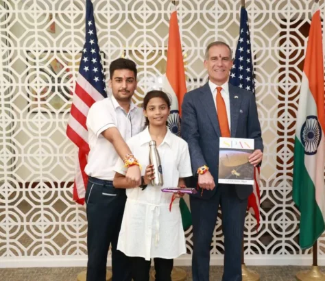 US Envoy Eric Garcetti Celebrates Raksha Bandhan