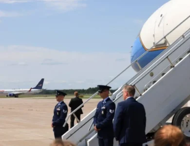 Vance Shadows Harris On Campaign Trail, Creates Stir At Wisconsin Airport