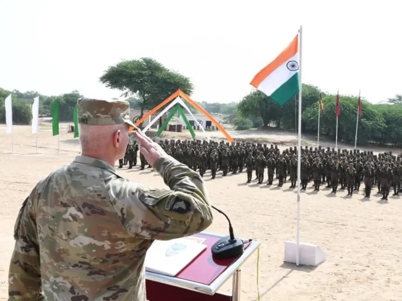 India-US Army Holding Military Exercises In Rajasthan