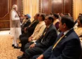 Modi Meets Members Of Overseas Friends of BJP In NY