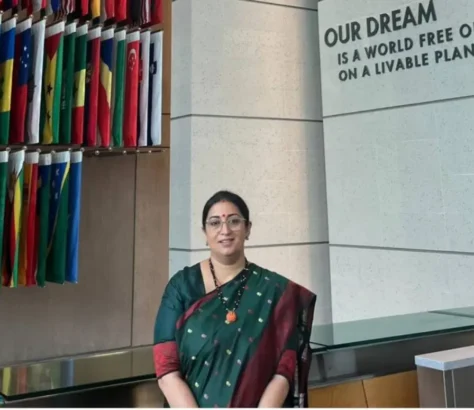Smriti Irani Discusses Gender Equity In Washington