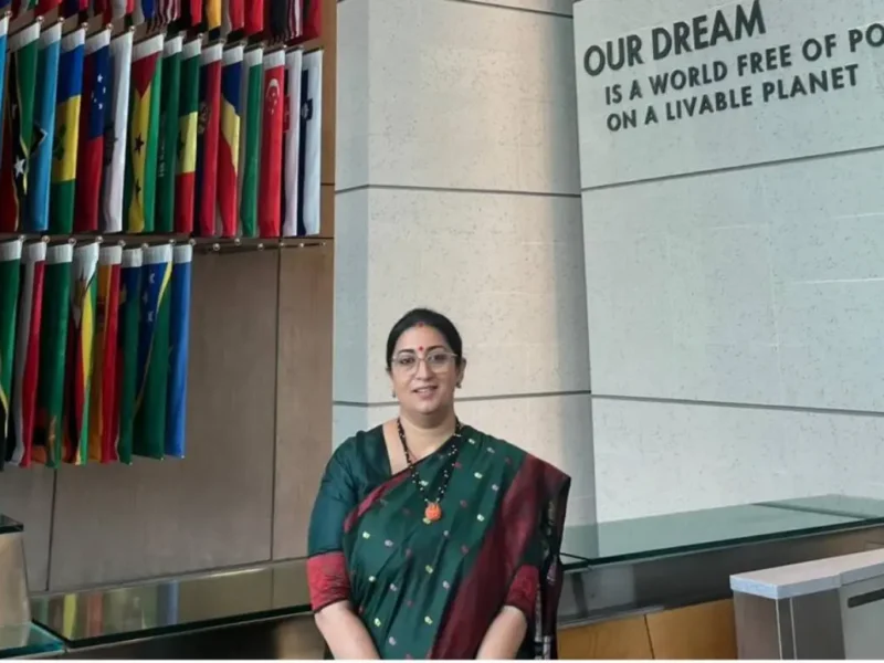 Smriti Irani Discusses Gender Equity In Washington