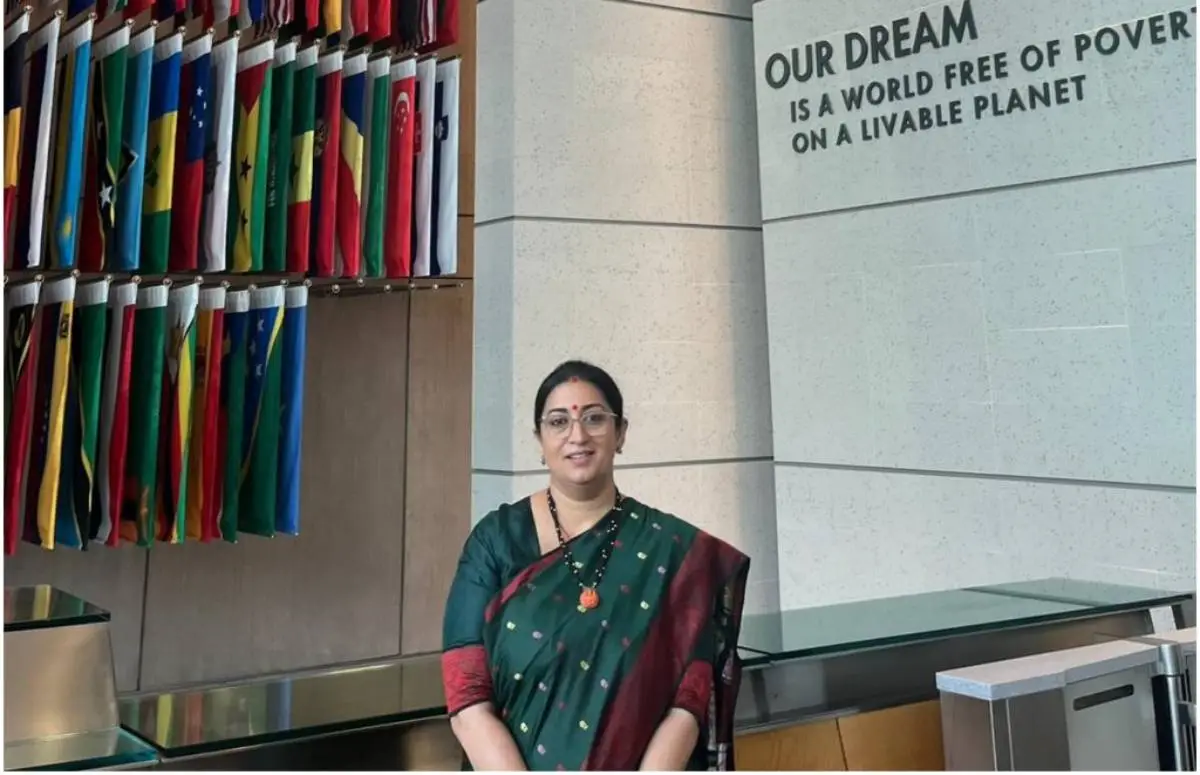 Smriti Irani Discusses Gender Equity In Washington