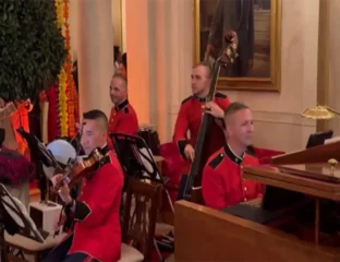 At Biden Diwali Event White House Band Plays Bhajan