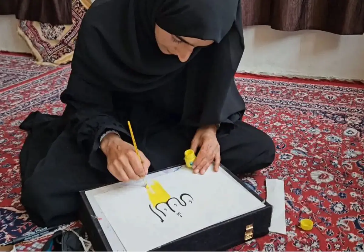 Firdosa Bashir Gains Attention For Her Calligraphy