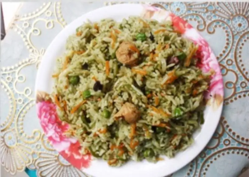 Green Pulao