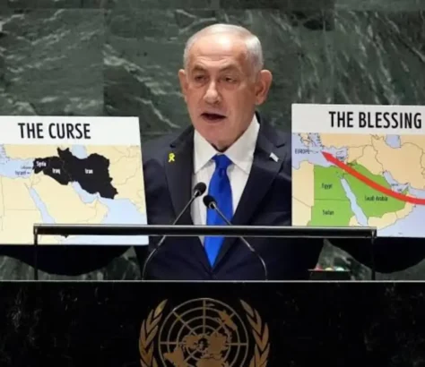 India: From Palestine Ally To 'Blessing' On Netanyahu's UN Map