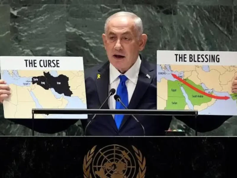 India: From Palestine Ally To 'Blessing' On Netanyahu's UN Map