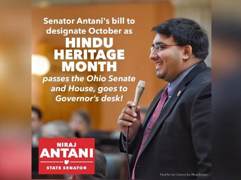 Ohio Declares Oct. Hindu Heritage Month with Passage of Landmark Bill