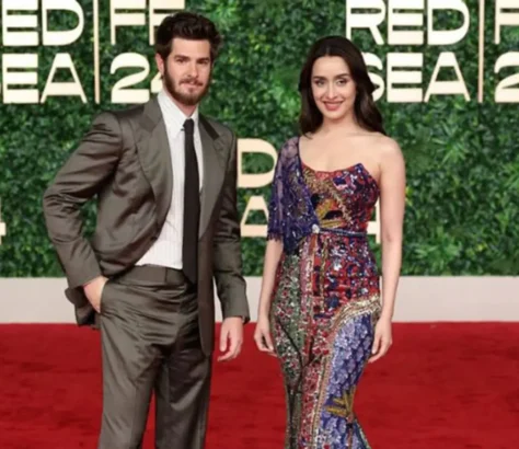 Shraddha Kapoor Has A Stylish Moment With Andrew Garfield