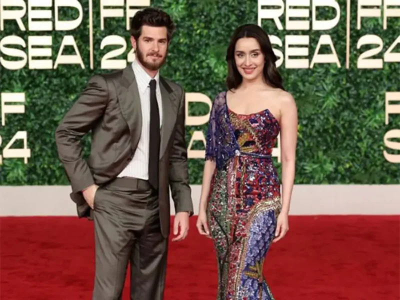 Shraddha Kapoor Has A Stylish Moment With Andrew Garfield