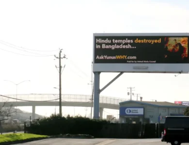 Bay Area Billboards #AskYunusWhy As Minorities In Bangladesh Face Persecution