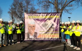 DSNDP Volunteers Collect 280 Pounds of Trash Near Freeway