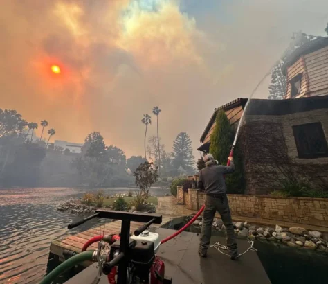 In The Midst Of An Inferno: How The SRF Lake Shrine Endured The LA Wildfires