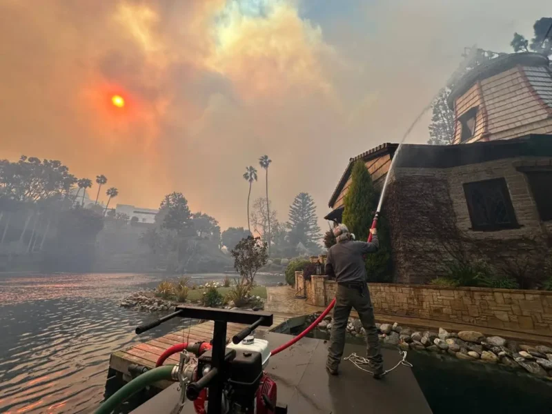 In The Midst Of An Inferno: How The SRF Lake Shrine Endured The LA Wildfires