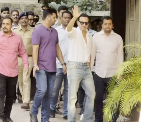 Saif Ali Khan Returns Home From Hospital