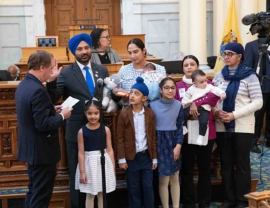 First Sikh Member Of New Jersey Assembly, Balvir Singh, Sworn In