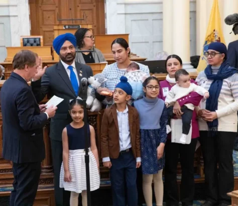 First Sikh Member Of New Jersey Assembly, Balvir Singh, Sworn In
