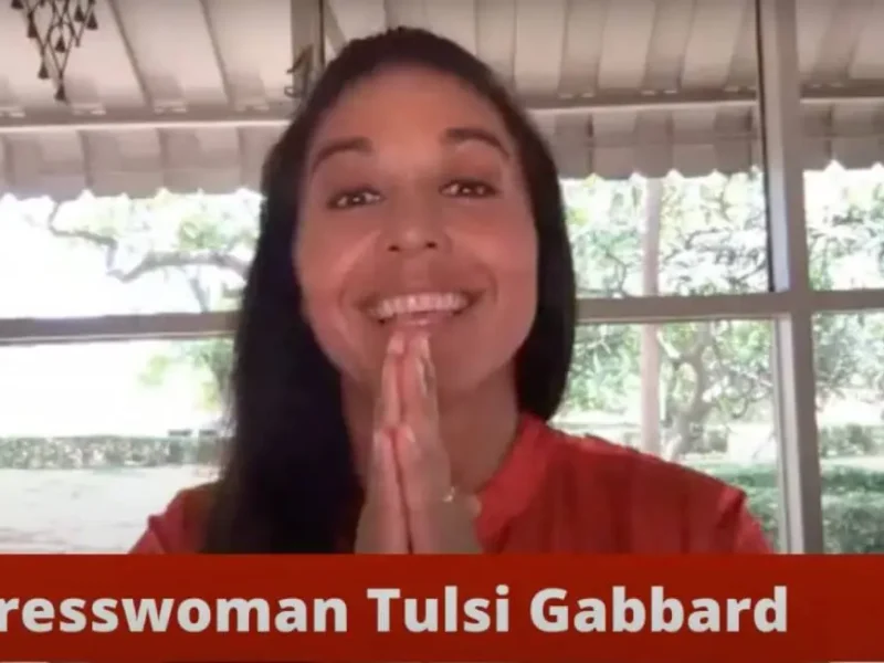 HSC Applauds Tulsi’s Historic Appt. As First Hindu American Cabinet Member