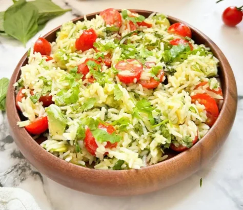 Herbed Avocado Rice Salad
