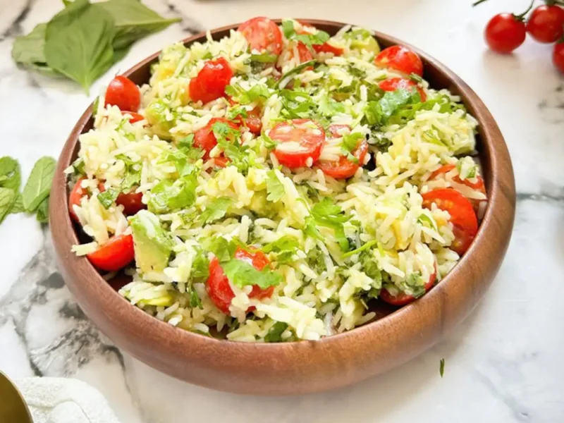 Herbed Avocado Rice Salad