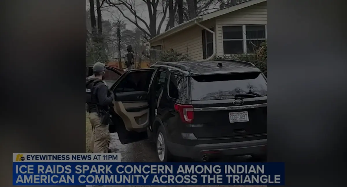 ICE Conducts Raids In Durham, Indians Picked Up