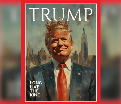 King Trump. Donald Crowns Himself, Draws Widespread Horror
