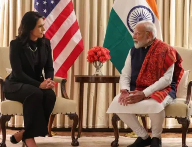 Modi In Washington: Meets Security Officials Tulsi Gabbard, Michael Waltz