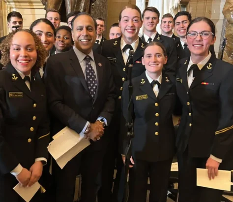 Rep. Krishnamoorthi Recites Gayatri Mantra At National Prayer Breakfast